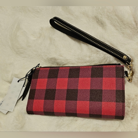 Dooney & Bourke Large Zip Around Wristlet.